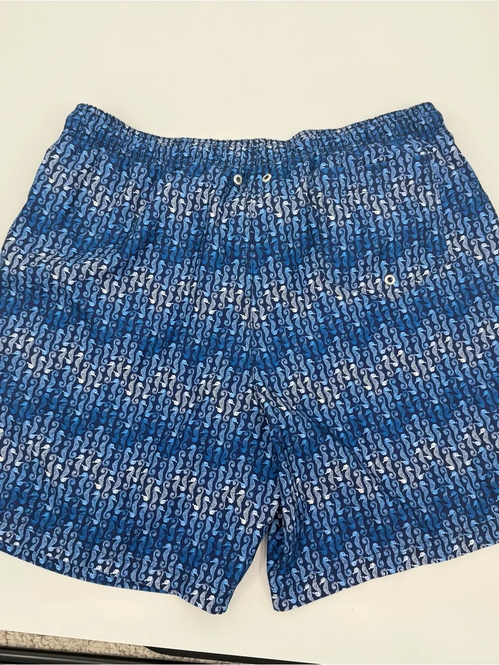 Lands' End Seahorse Men's Size XL 40-42 Swim Trunks lined NWOT